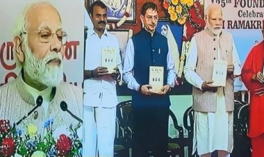 சென்னையில் பிரதமர் மோடி:-விவேகானந்தரின் தத்துவங்கள் நாட்டின் முன்னேற்றத்திற்கு முக்கியமானவை என பேச்சு!