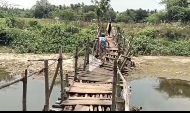 நாங்களே பாலத்தை கட்டிக் கொள்கிறோம்:- ஓட்டுக்கேட்டு வராதீங்க! பொங்கும் மக்கள்!