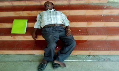 திங்கள் மனு கொடுக்க வந்தவர் வெயில் தாக்கத்தால் மரணம்!