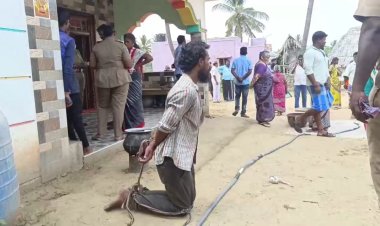 காலல் கழுத்தை மிதித்து தந்தை கொலை!