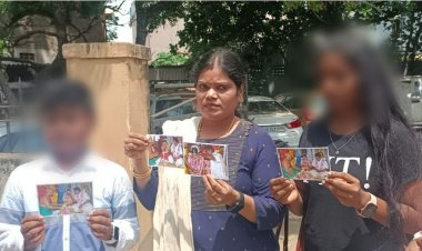 பா.ஜ.க. எம்.எல்.ஏ. வீட்டு முன் முதல் மனைவி தர்ணா!