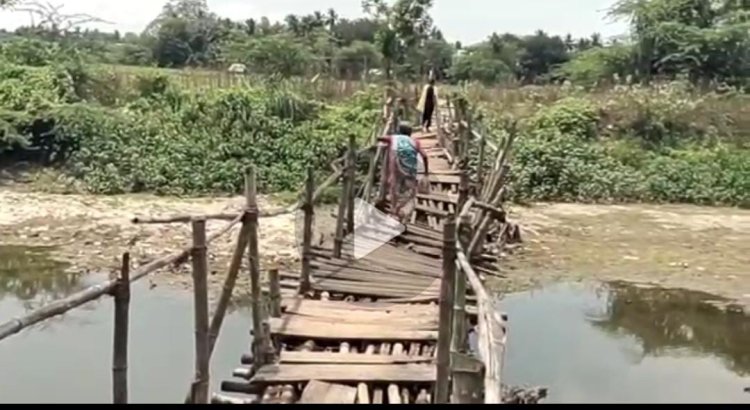 நாங்களே பாலத்தை கட்டிக் கொள்கிறோம்:- ஓட்டுக்கேட்டு வராதீங்க! பொங்கும் மக்கள்!
