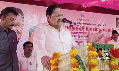 ஜல் ஜீவன் மிஷின் திட்டத்தின் மூலம் வீடுகளுக்கு குழாய்:-அமைச்சர் துரைமுருகன் தகவல்!