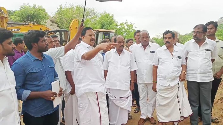 ரோப் கார் பணிகளை முடுக்கிவிட்ட அமைச்சர் ஆர்.காந்தி!