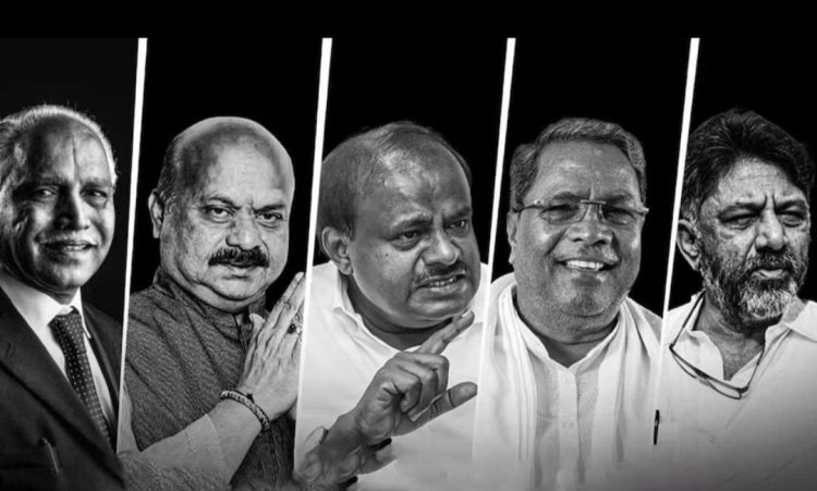 கர்நாடக தேர்தலில் கல...கல! சிதராமையாவுடன் மோதிக்கொண்ட பா.ஜ.க.வேட்பாளர்!