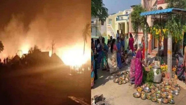 பெண்ணின் கண்ணை மறைத்த காமம்! திருப்பதி அருகே மர்மமாய் பற்றி எரிந்த வீடுகள்!
