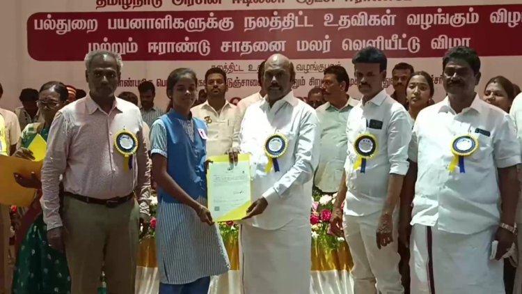 8 கோடி 70 லட்சம் ரூபாய் பணிகள் - 52 நரிக்குறவர்களுக்கு எஸ்.டி சான்றிதழ் - அமைச்சர் எ.வ.வேலு வழங்கினார்!