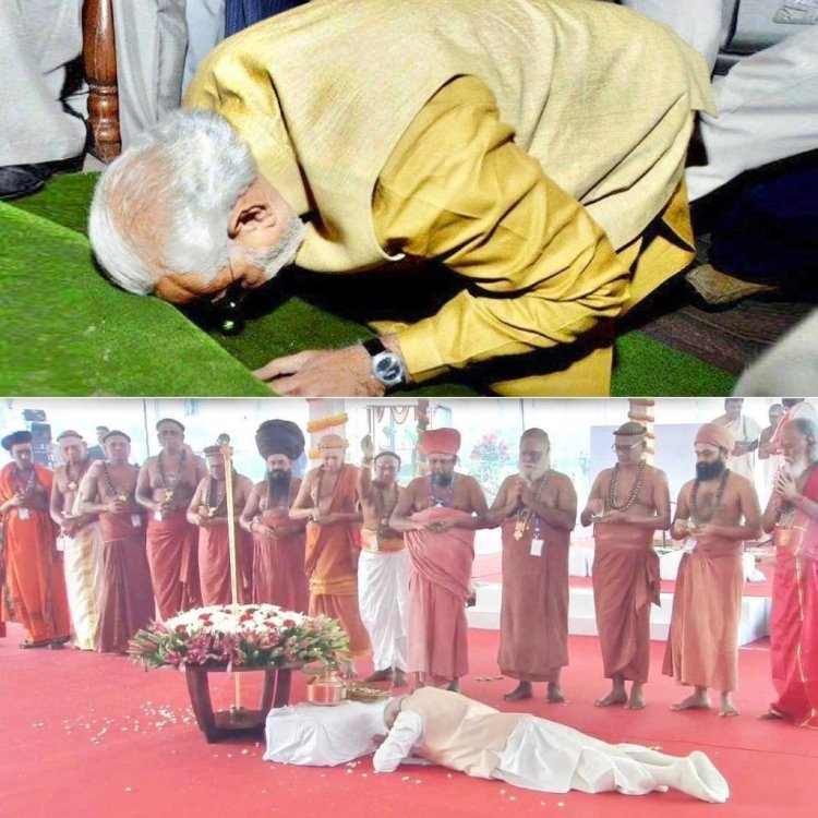 ஜனநாயகத்தின் தாய் இந்தியா! பிரதமர் மோடி உணர்ச்சி பூர்வமாக பேச்சு!