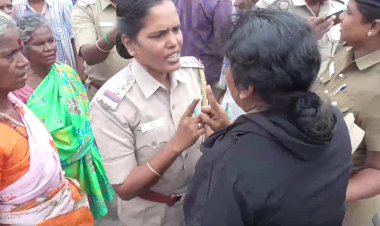 இடிந்து விழும்  கட்டிடத்தில் செல் போன் டவரா? மறியல் தீக்குளிக்க முயற்சி!