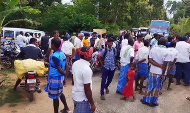 காரணம் சொல்லாமல் கைது!கொதித்தெழுந்த மலைகிராம மக்கள்!