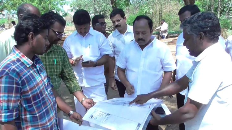 ரூ.30 கோடி புதிய டைட்டில் பார்க் பணிகள்! எம்.எல்.ஏ. நந்தகுமார் ஆய்வு!