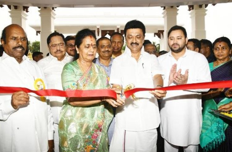 ஜனநாயகத்தை காக்கக்கூடிய பெரிய பணியை நிதிஷ்குமார் தொடங்கி உள்ளார்! காட்டுத் தீயை அணைக்க கூடிய முதல் கூட்டம் பாட்னாவில் நடைபெறுகிறது!! கலைஞர் கோட்டத்தை திறந்து வைத்து முதல்வர் ஸ்டாலின் பேச்சு!