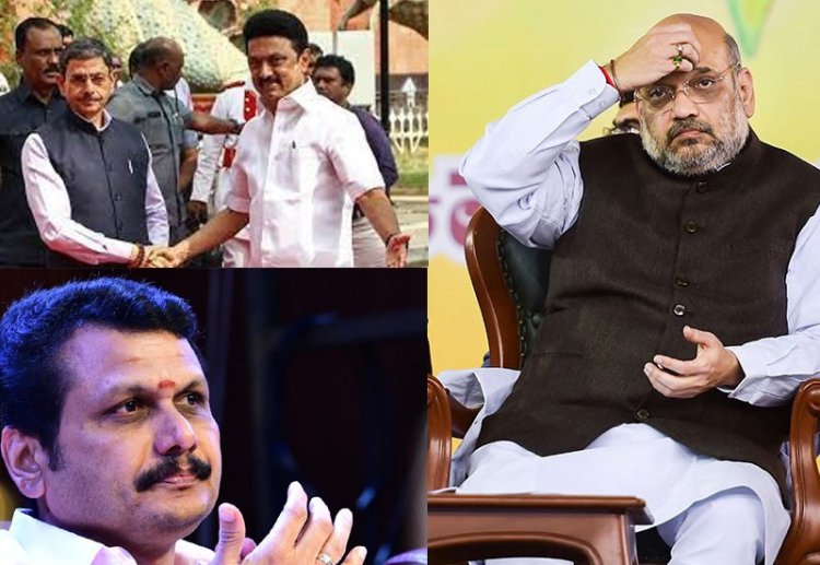 உஷ்ஷ்ஷ்ஷ்ஷ்... நள்ளிரவில் நடந்தது என்ன? தட்டித் தூக்கிய அமித்ஷா! உள்துறை டு கவர்னர் மாளிகை!! விடிய விடிய டிஸ்கஸ்!!!
