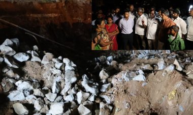 கிருஷ்ணா கல்லூரி காம்பவுன்ட் இடிந்து விழுந்தது:- 5 தொழிலாளர்கள் பலி! கலெக்டர் நேரில் விசாரணை!!