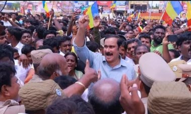 அன்புமணி கைதும் விடுதலையும்! டயரில் தலைவைத்து தொண்டர்கள் ஆர்பாட்டம்!