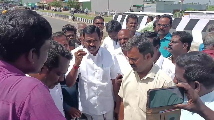 அதிமுக சுவர் விளம்பரம் எழுதக்கூடாதா? திமுக மட்டும் எழுதலாமா? அதிகாரியால் எழுந்த களேபரம்!!