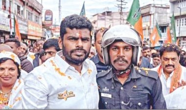 அண்ணாமலையுடன் புகைப்படம் எடுத்துக்கொண்ட காவலர், ஆயுதப்படைக்கு மாற்றம்!