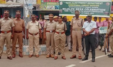 வனவிலங்கு பாதுகாப்பு பேரணி! 3 லட்சம் மரகன்றுகள் நட்டுள்ள அதிகாரி!