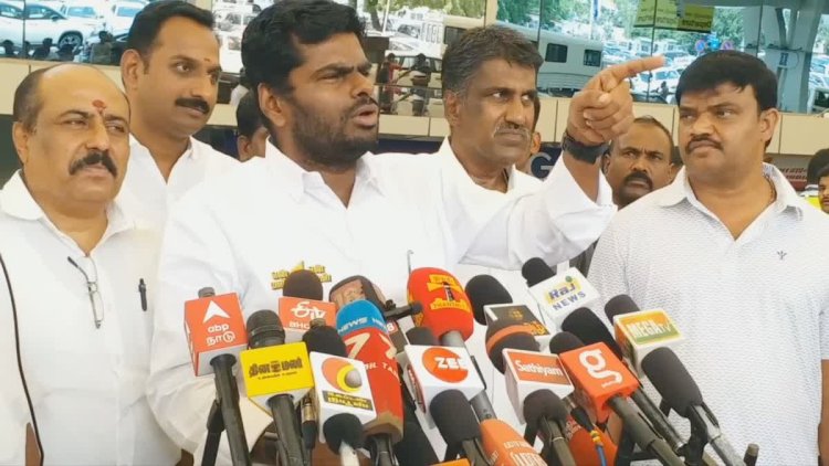 பெண் நிருபர் மீது கோபத்தை செலுத்திய அண்ணாமலை! வறுத்தெடுத்த சக செய்தியாளர்கள்!