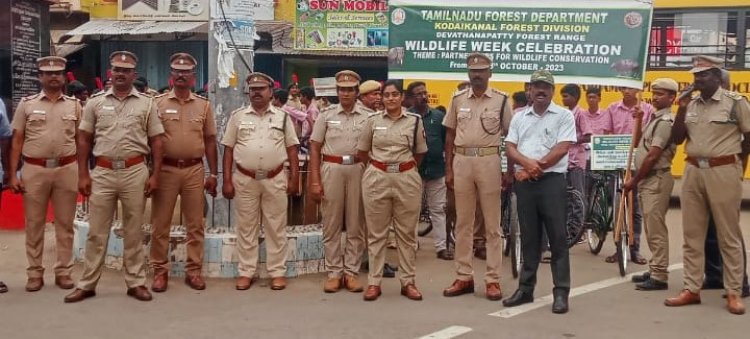 வனவிலங்கு பாதுகாப்பு பேரணி! 3 லட்சம் மரகன்றுகள் நட்டுள்ள அதிகாரி!