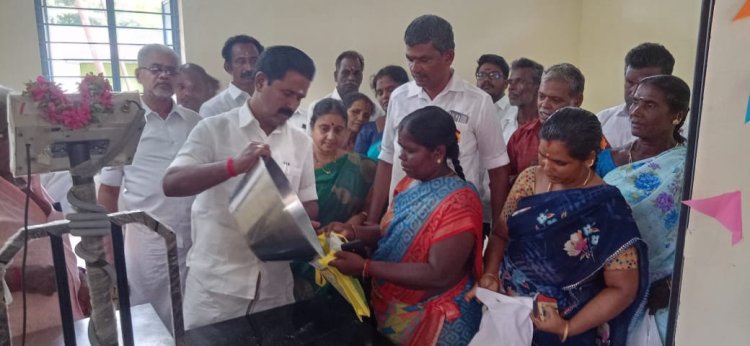 ரேஷன் கடையை சட்டமன்ற உறுப்பினர் இரா.காமராஜ் திறந்துவைத்தார்!