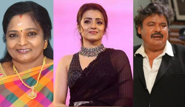 திரிஷாவை தவறாக பேசிய மன்சூர் அலிகான் விவகாரம்! கண்டனம் தெரிவித்த நடிகர் சங்கம் மற்றும்ஆளுநர் தமிழிசை!