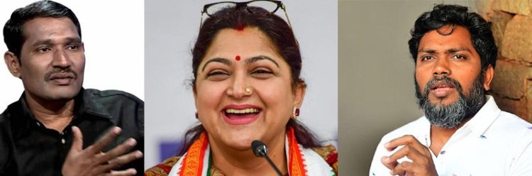 குஷ்புவை சேரிக்கு அழைக்கும் விசிக! பா.ரஞ்சித்தும் முன்னாள் நடிகைக்கு கண்டனம்!