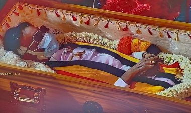 அரசு மரியாதையுடன் விஜயகாந்த் உடல் அடக்கம்! முதலமைச்சர் ஆளுநர் நேரில் அஞ்சலி!!