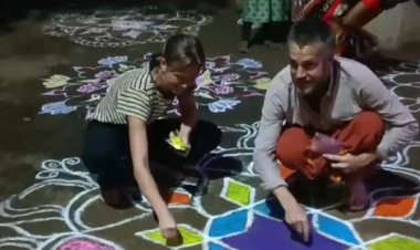 வேலூர் ராணுவபேட்டை பொங்கலில் பங்கேற்ற ஜெர்மன் நாட்டினர்!