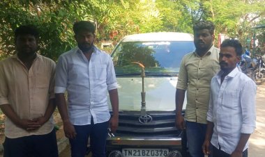 ஆயுதங்களுடன் நீதிமன்றத்துக்குள் நுழைந்த இளைஞர்கள்! கைது செய்த போலிஸ்!