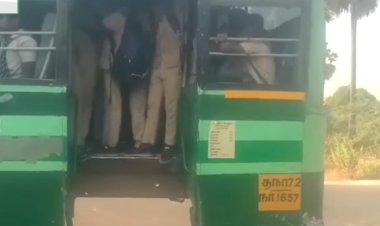 படிகட்டே இல்லாத அரசு பேருந்து!