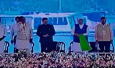  தமிழக அமைச்சர் எ.வ.வேலு மற்றும் தூத்துக்குடி எம்பி கனிமொழி பெயரை உச்சரிக்காத பிரதமர் மோடி!