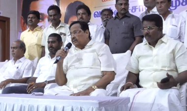 மோடி அடிக்கடி தமிழகம் வந்து எதாவது மீன் சிக்காதா என முயற்சிக்கிறார்! துரைமுருகன் பேச்சு!