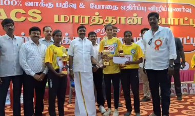 புதிய நீதிகட்சி நடத்திய மினி மாரத்தான்! வெற்றியாளர்களுக்கு ரொக்கம்!