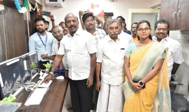 அரசு மருத்துவமனைகளில் இலவச எம்.ஆர்.ஐ. ஸ்கேன்! காப்பீட்டில்  சேருங்க  என அமைச்சர் தகவல்!