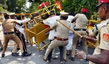 இந்தியா கூட்டணியும் - அதிமுகவும் நடத்திய பந்த் போராட்டத்தில் தடியடி!