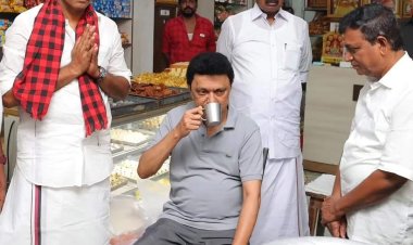 வாக்கிங் சென்று வாக்கு சேகரித்த முதல்வர்! வாலிபால் விளையாடி உற்சாகம்!