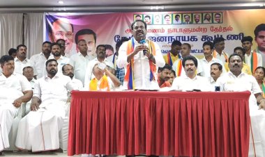 என்னை வெற்றி பெற வைத்தால் வழக்கறிஞர் பணியை ஓரம் வைப்பேன்! பா.ம.க. வேட்பாளர் பாலு பேச்சு!