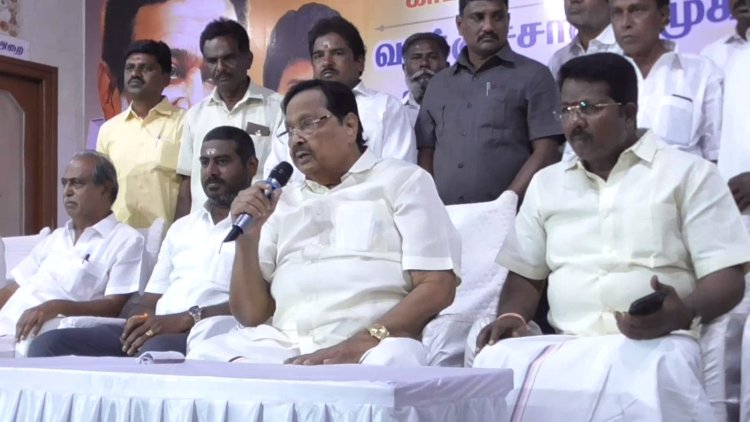 மோடி அடிக்கடி தமிழகம் வந்து எதாவது மீன் சிக்காதா என முயற்சிக்கிறார்! துரைமுருகன் பேச்சு!