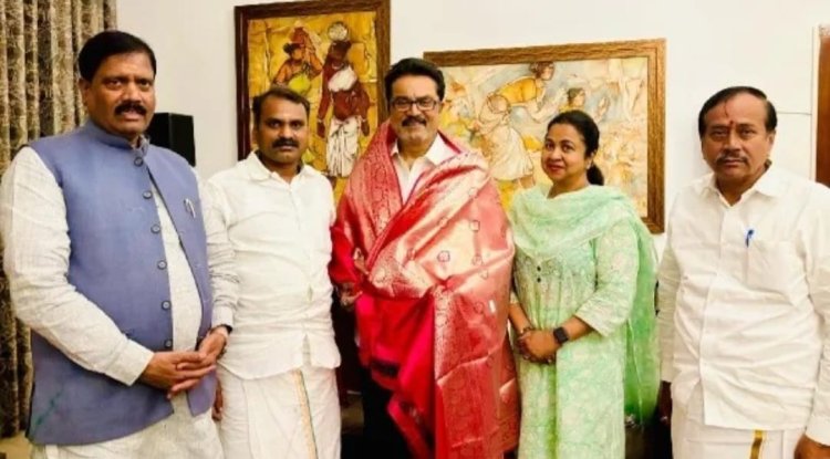 சரத்குமார் கட்சி பாஜகவுடன் கூட்டு! மூன்றாவது முறை மோடி பிரதமாராக தேர்ந்தெடுக்க செயல்பட போவதாக அறிக்கை!