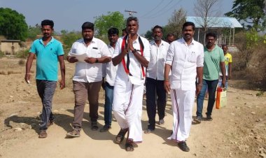 எவருமே போகாத மலைக்கிராமத்துக்கு நேரில் சென்று வாக்கு சேகரித்த அ.தி.மு.க.வேட்பாளர் பசுபதி!