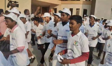 திருப்பத்தூரில் தேர்தல் விழிப்புணர்வு மாரத்தான் போட்டி!