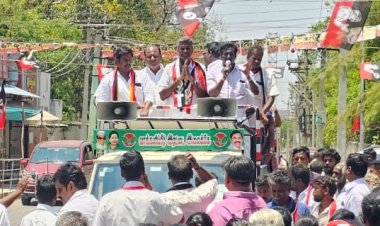 வேலூர் கோட்டையில் இருந்து என்னை டெல்லி கோட்டைக்கு அனுப்புங்கள் அதிமுக வேட்பாளர் டாக்டர் எஸ். பசுபதி தீவிர பிரச்சாரம்!