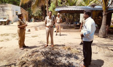 நேரில் ஆய்வு செய்த எஸ்பி..!எங்களை போட்டுவிடுவான் என்பதால் முந்திக்கொண்டோம்! மகனை கொன்றவர் தகவல்!  