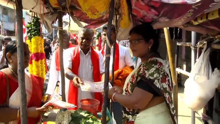 தேர்தல் ஆணையம் மோடியின் கட்டுப்பாட்டில் உள்ளது! முத்தரசன் பேட்டி!