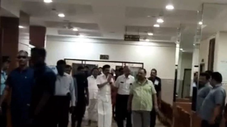 மருத்துவமனையில் சிகிச்சை பெற்றுவரும் அண்ணன் மகனின் நலம் விசாரித்தார் முதல்வர்!