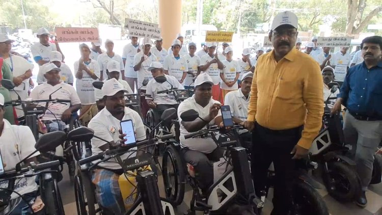 மாற்று திறனாளிகள் வாக்களிக்க “ஷக்சம்” செயலி! ஆட்சியர் முன்னிலையில் அறிமுகம்!