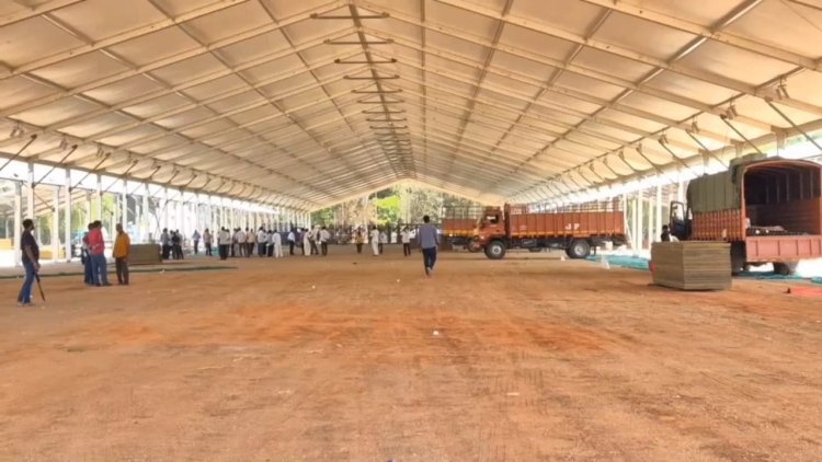 வேலூர் வெயிலின் தாக்கத்தினால் பிரதமரின் கூட்டம் காலையில் நடத்தப்படுகிறது!