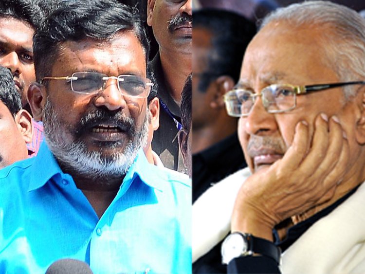 மோடியின் பேச்சு.... மக்கள் பிரதிநிதித்துவ சட்டப்படி குற்றமாகும்!போட்டுத்தாக்கும் திருமா....வீரமணி!