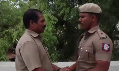 *கைலுக்கிய காவலர்.. கட்டி அணைத்த நடத்துனர்! ஒரு கப் டீயுடன் ஒருவழியா பஞ்சாயத்து முடிஞ்சது!